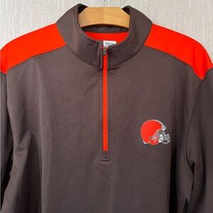 NFL Team Apparel Mens Zip Up Sweater